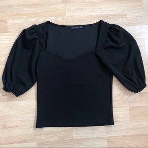BOOHOO Square Neck Fancy Top